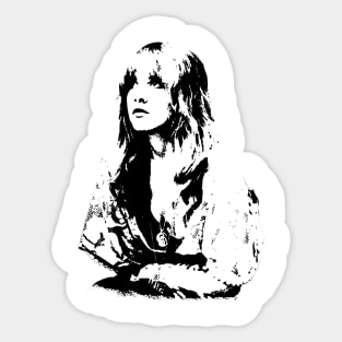 Stevie Nicks pop art portrait Sticker